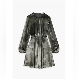 RED VALENTINO Cutout Velvet Dress